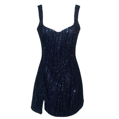 MIDNIGHT MOON MINI DRESS