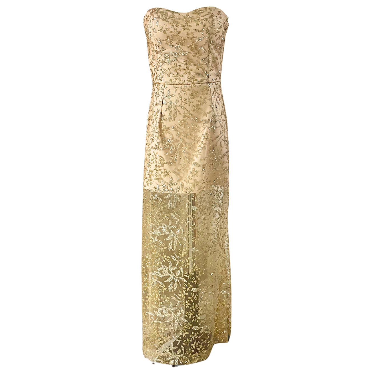 GOLDEN FLEUR MAXI DRESS