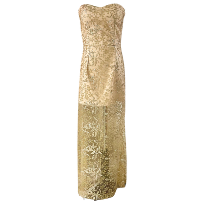 GOLDEN FLEUR MAXI DRESS