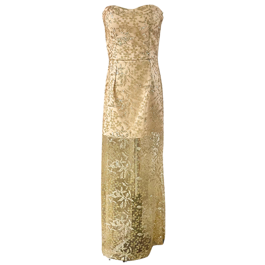 GOLDEN FLEUR MAXI DRESS