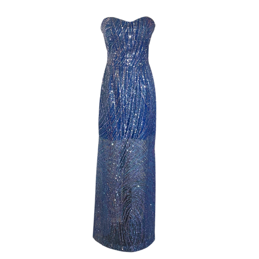 ROYAL SAPPHIRE MAXI GOWN