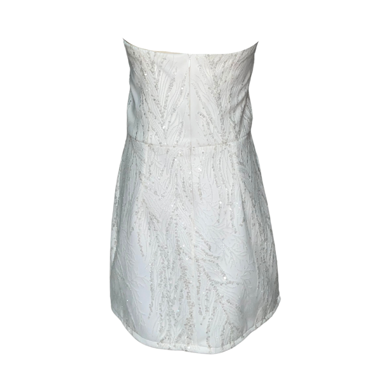 SWAN STRAPLESS MINI DRESS